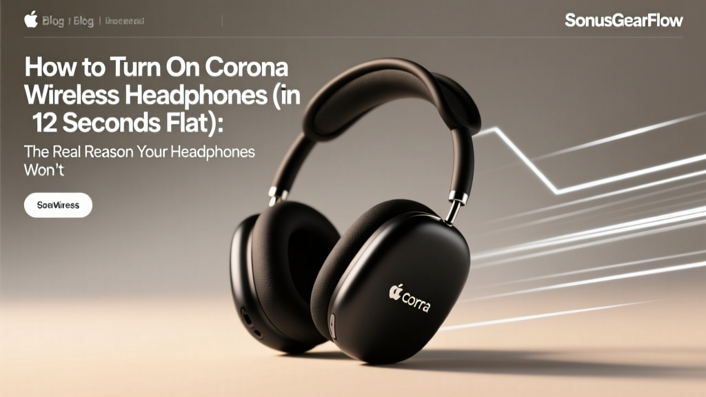 How to Turn On Corona Wireless Headphones (2026)