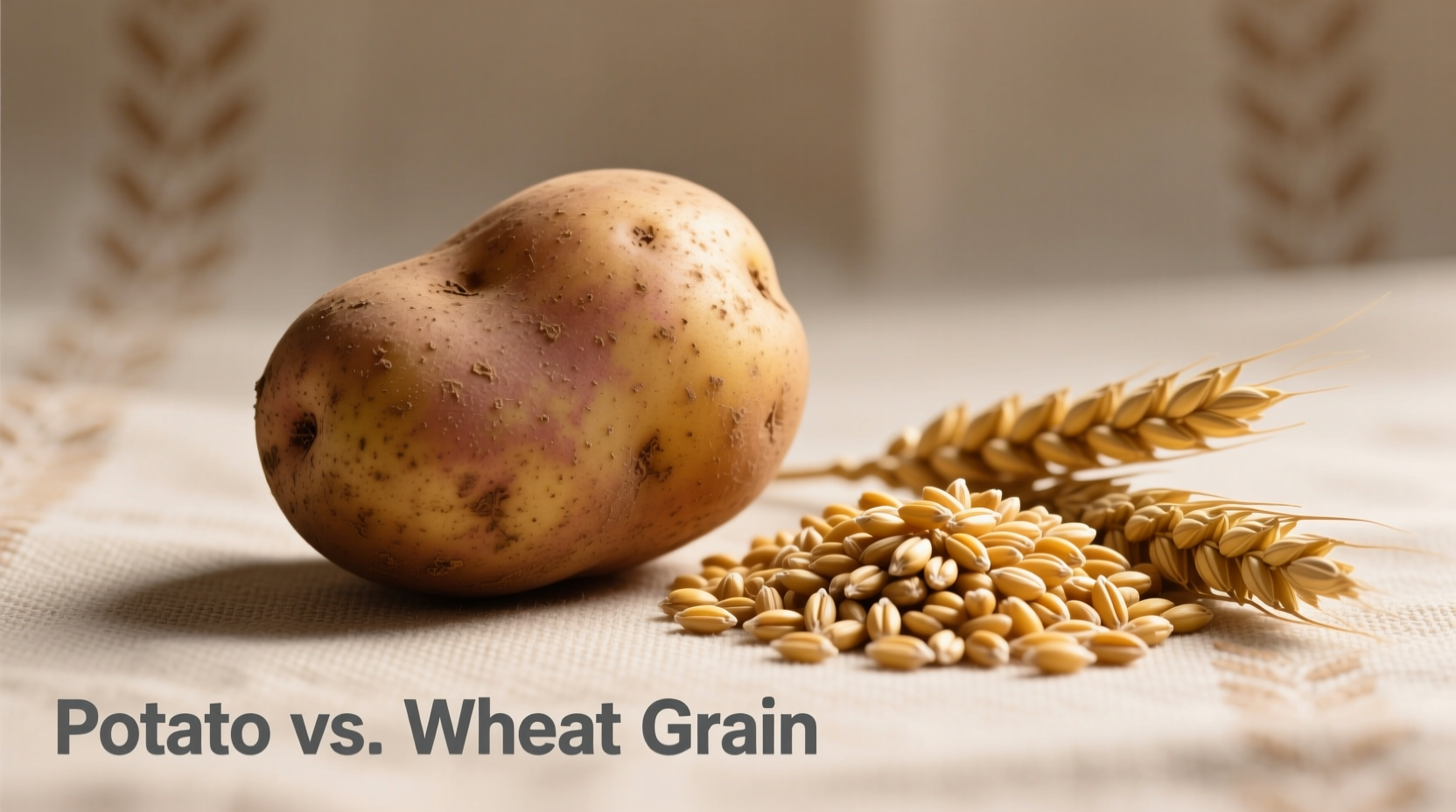 Potato and grain comparison visual