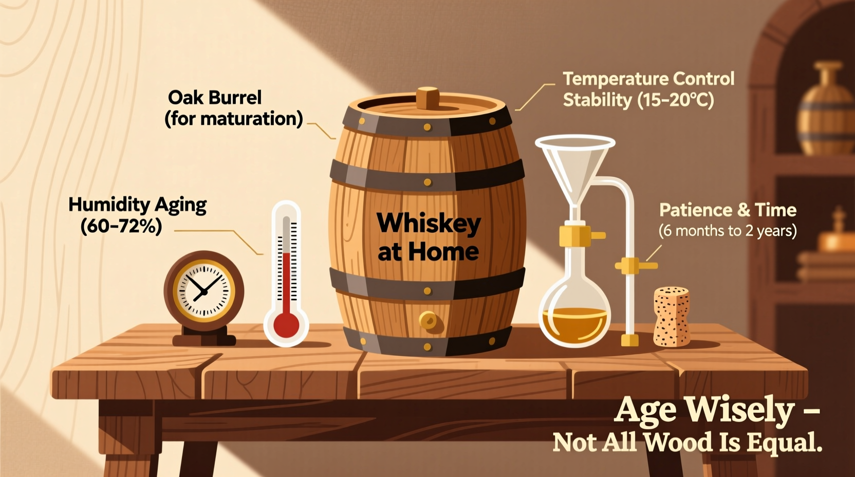 can you age whiskey at home and what equipment do you need