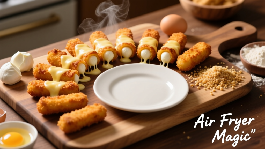 Air Fryer Mozzarella Sticks: Crispy, Cheesy &