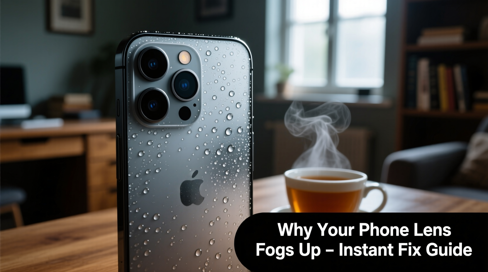 why does my phone camera lens fog up indoors and how to stop it instantly