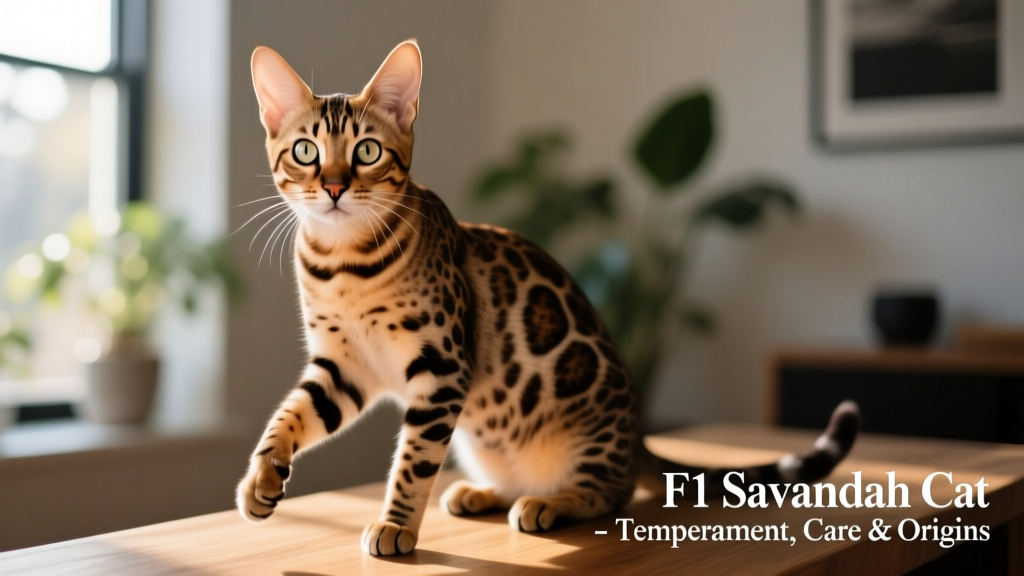 F1 Savannah Cat: Info, Pictures, Temperament & More