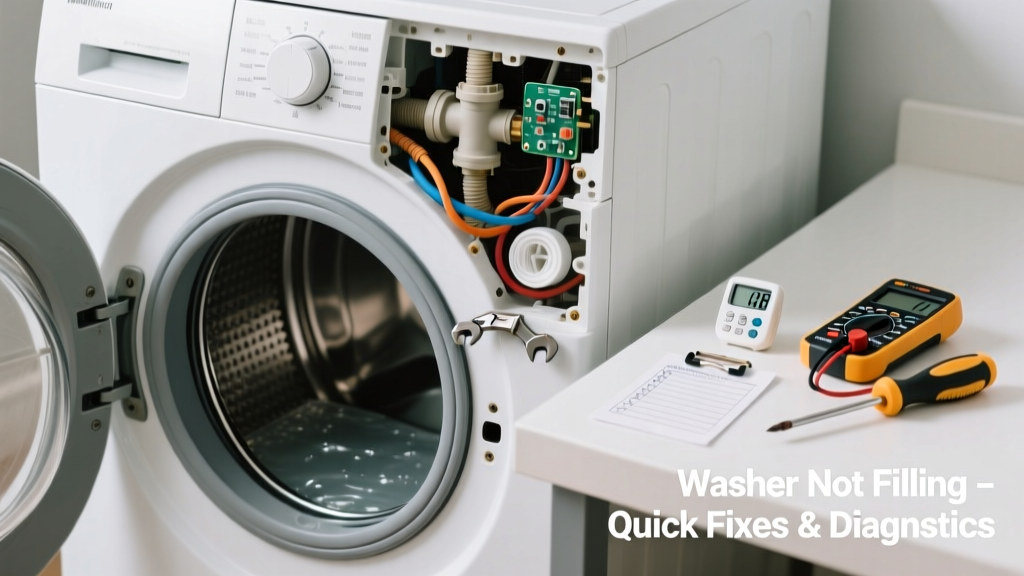 Washer Not Filling in Kitchen: Quick Fixes & Diagnostics