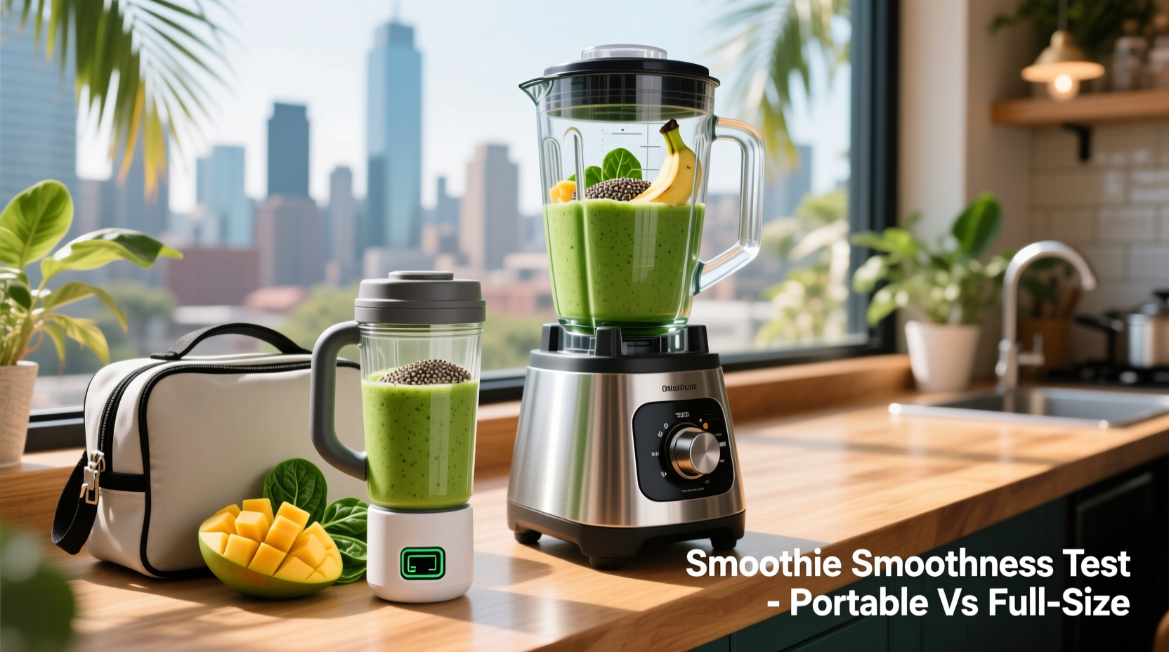 portable blender vs full size which delivers smoother smoothies on the go