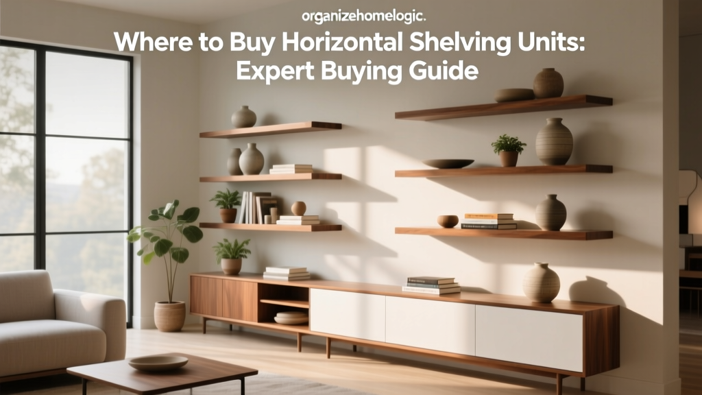 Where to Buy Horizontal Shelving Units: Expert Buying Guide