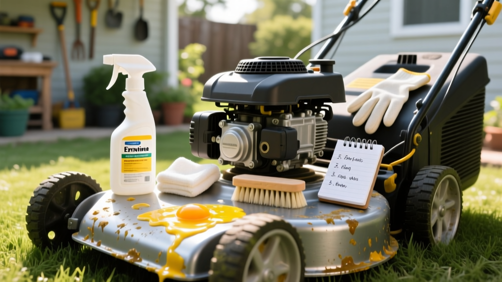 Best Proven Way: How To Get Egg Out Of Lawn Mower
