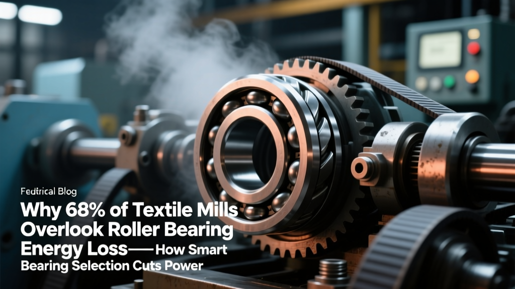 Cut Textile Mill Energy Loss with Smart Roller Bearings