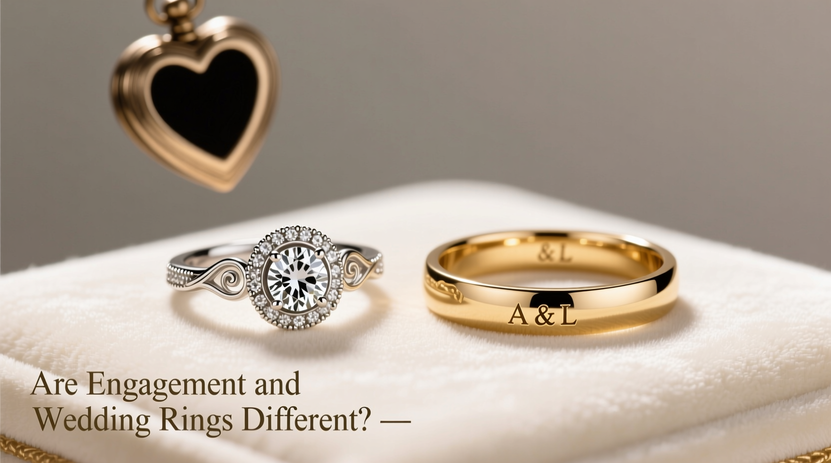 are engagement and wedding rings different