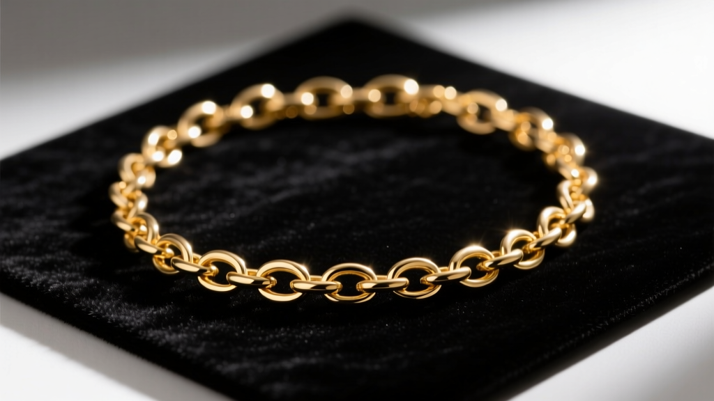 Tangled 14k gold 18 necklace chain resting on dark velvet jeweler mat, illuminated by bright overhead loupe light for repair.