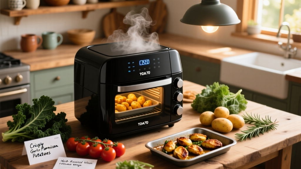 TOA-70 Air Fryer Toaster Oven Review & Recipes