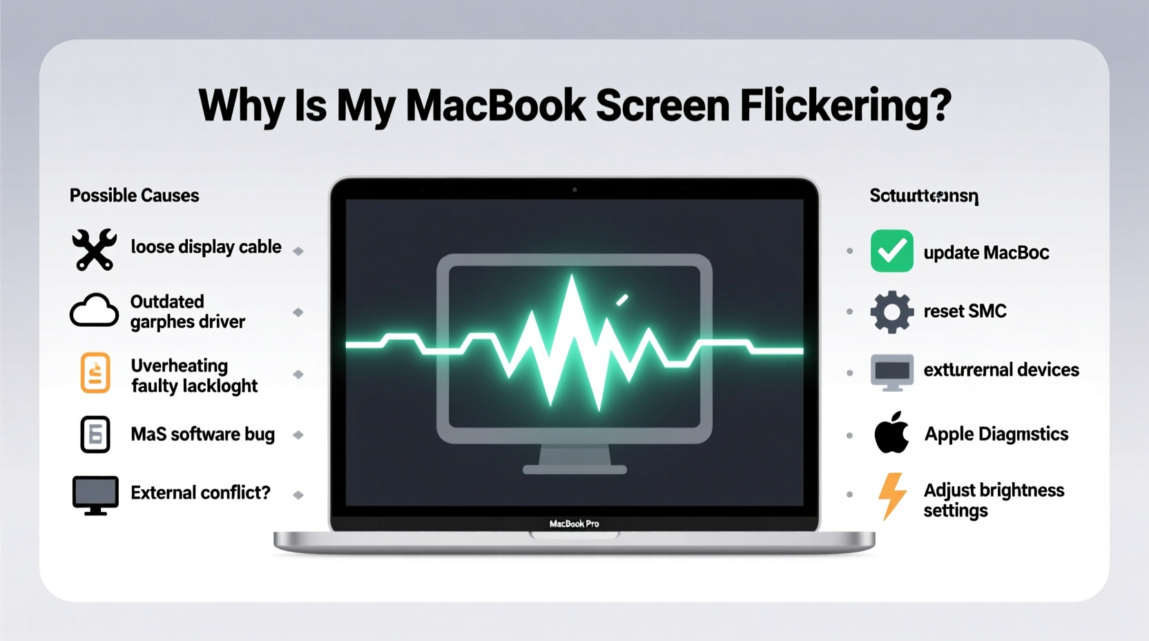 why is my screen flickering on macbook possible reasons and solutions