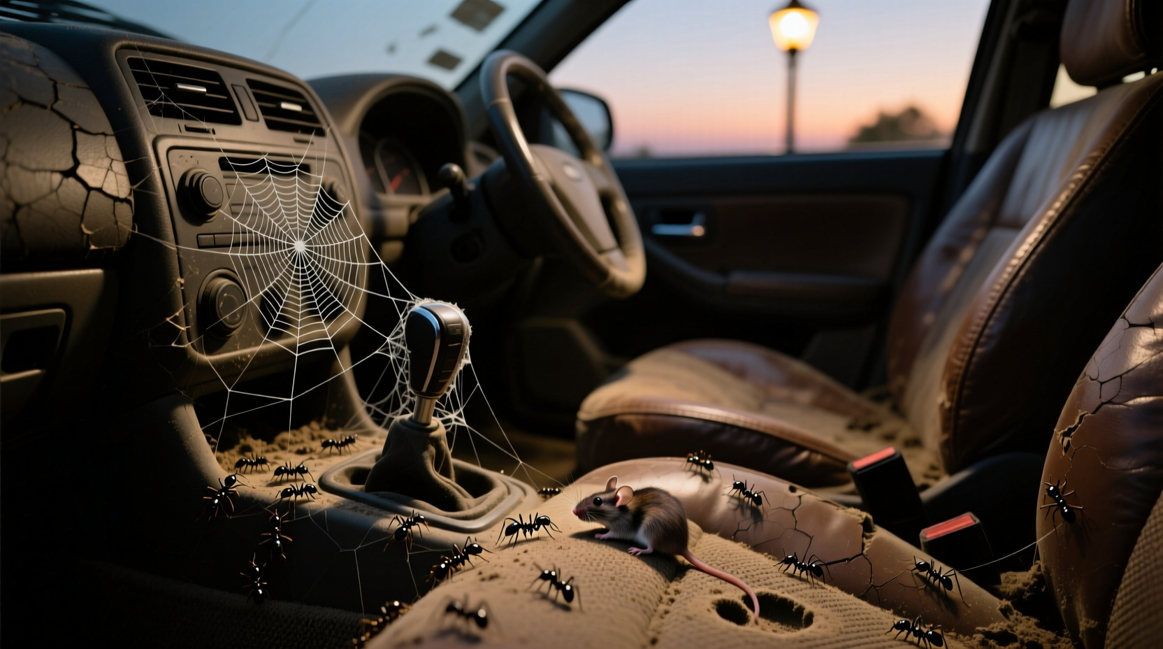 how to rid your car of spiders mice ants and other p