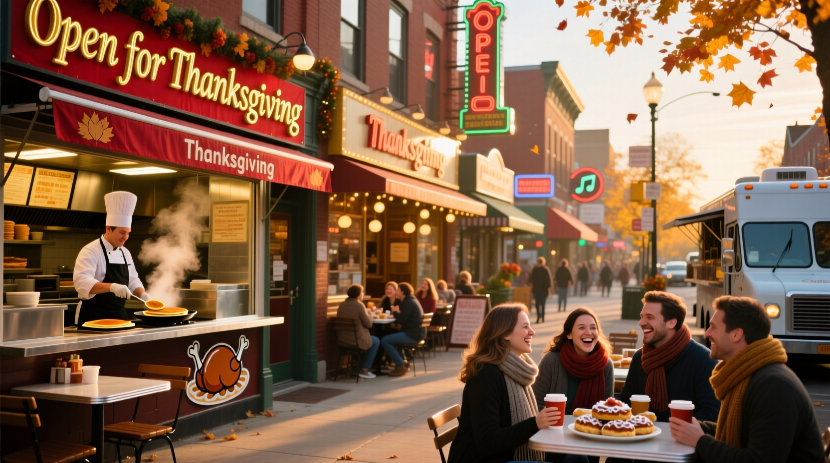 what food places is open on thanksgiving