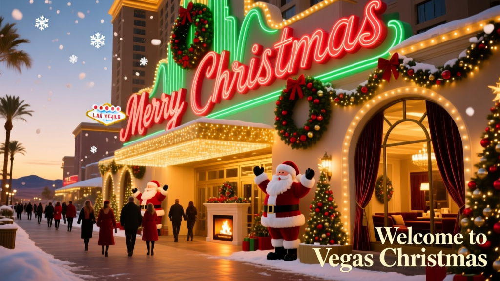 A Very Vegas Christmas: Where Neon Meets Nutcrackers and Slot Machines Sparkle with Tinsel