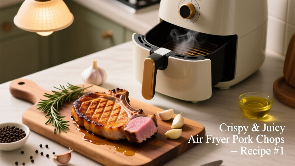 Best Air Fryer Pork Chops Recipe (Crispy & Juicy!)