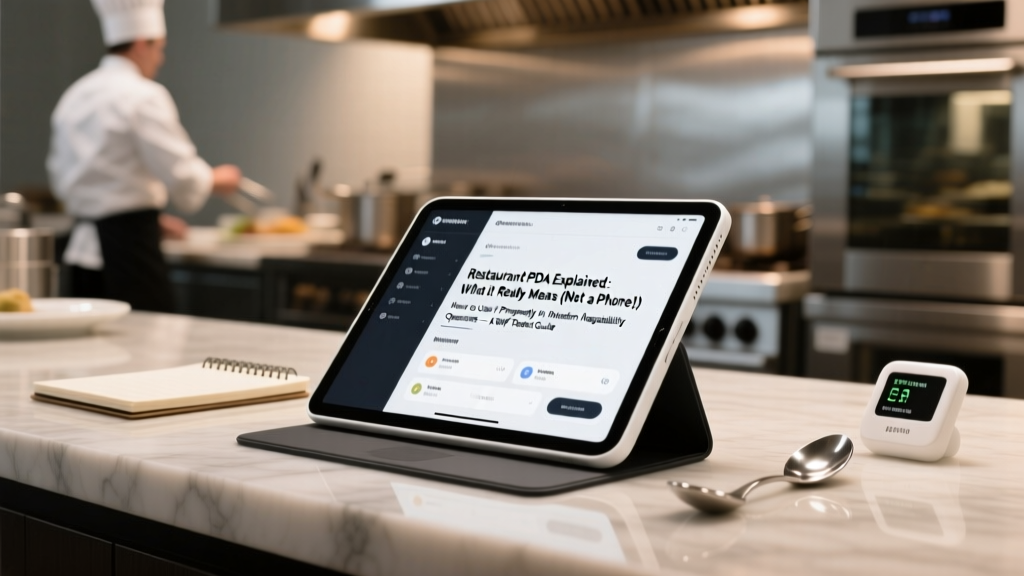 Restaurant PDA Explained: What It Really Means (Not a Phone!), How to Use It Properly in Modern Hospitality Operations — A Staff-Tested Guide