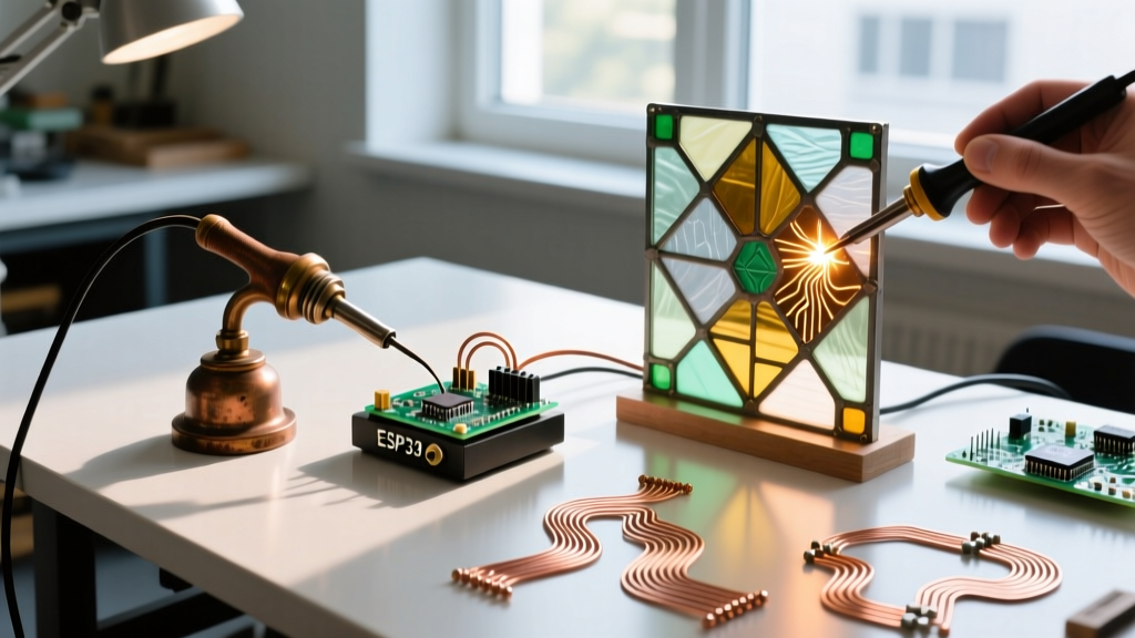 History and Evolution of Soldering for Stained Glass Techniques