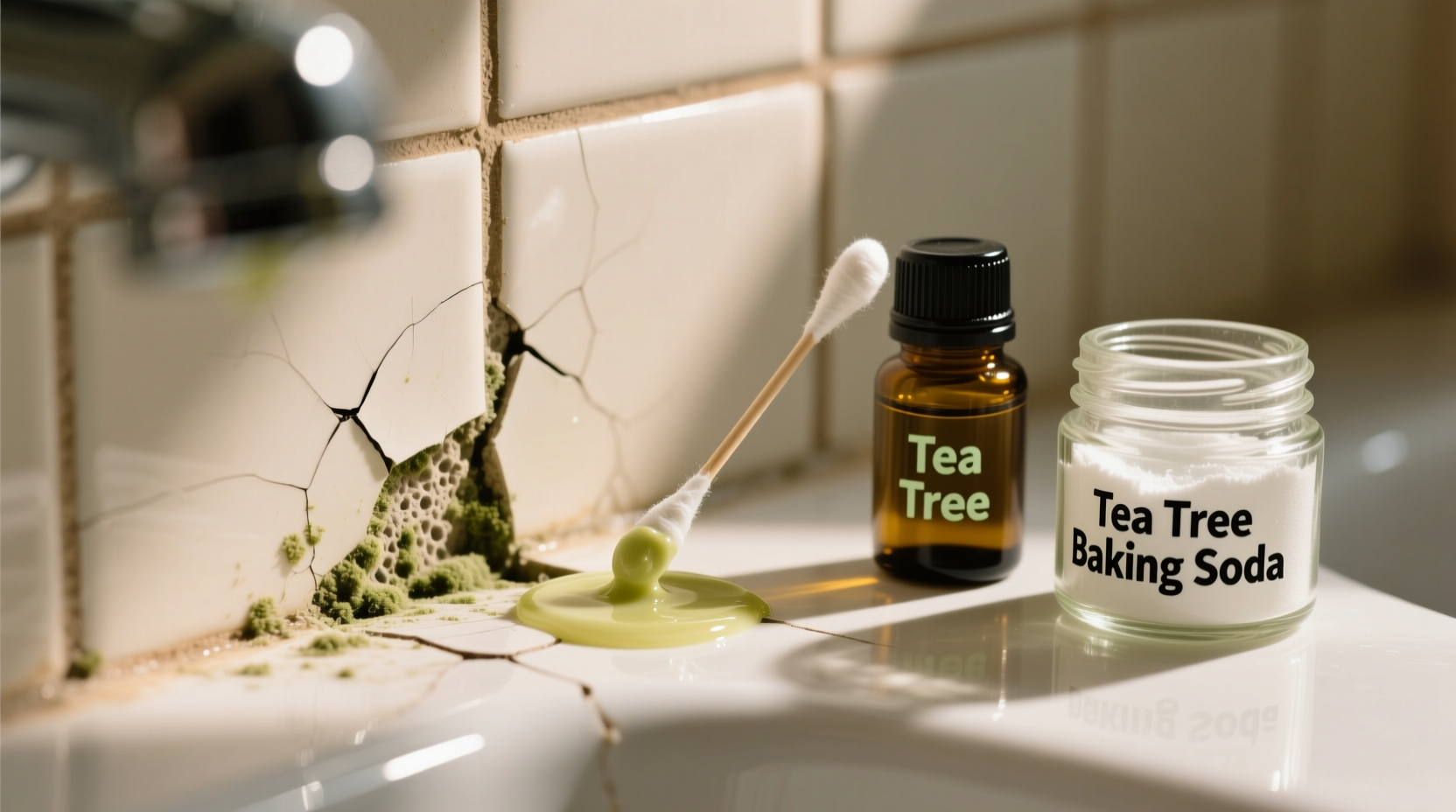 remove mildew from grout naturally