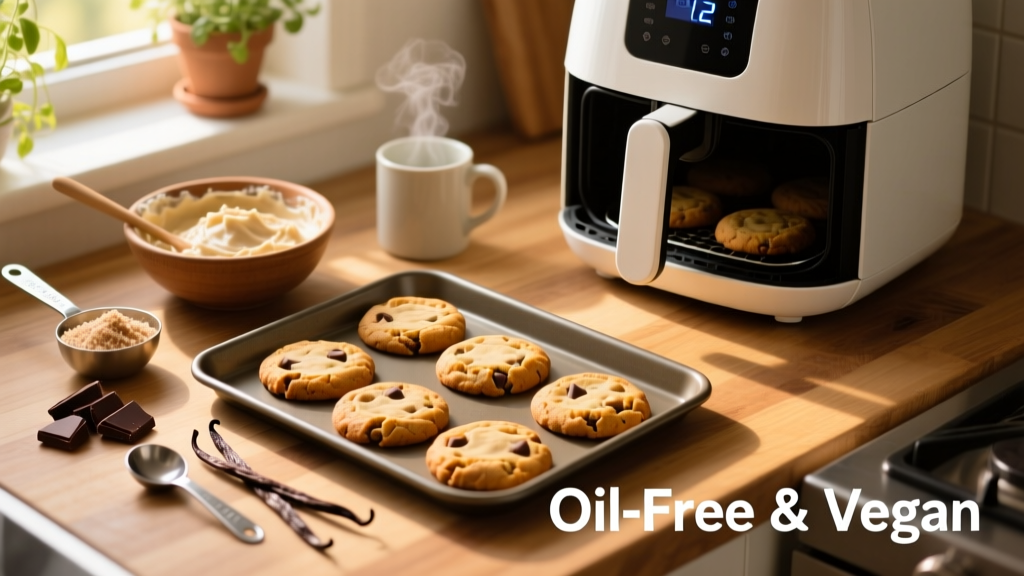 Vegan Cookies in Air Fryer: Crispy, Chewy & Oil-Free