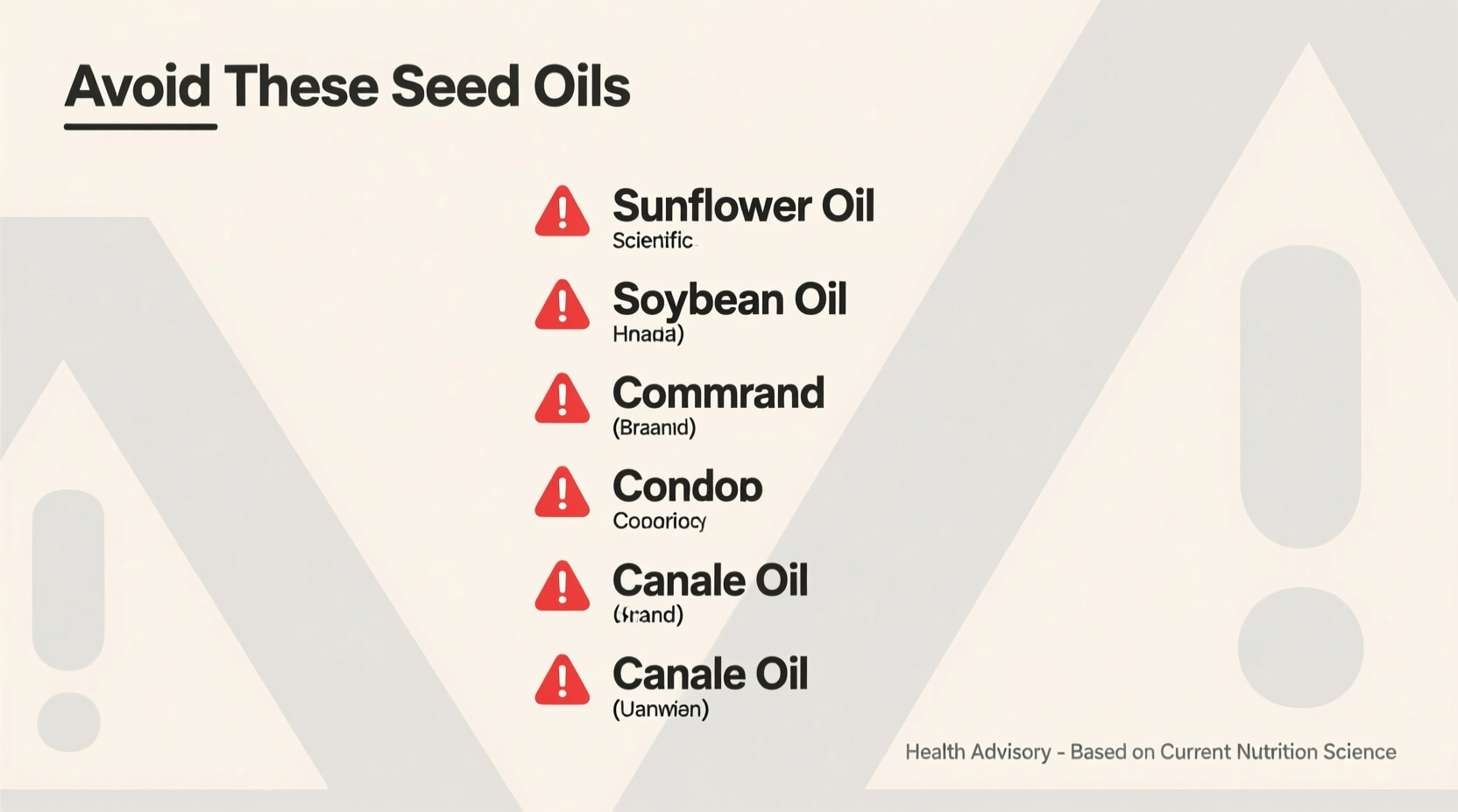 Seed Oils to Avoid: Science-Backed Health Guide