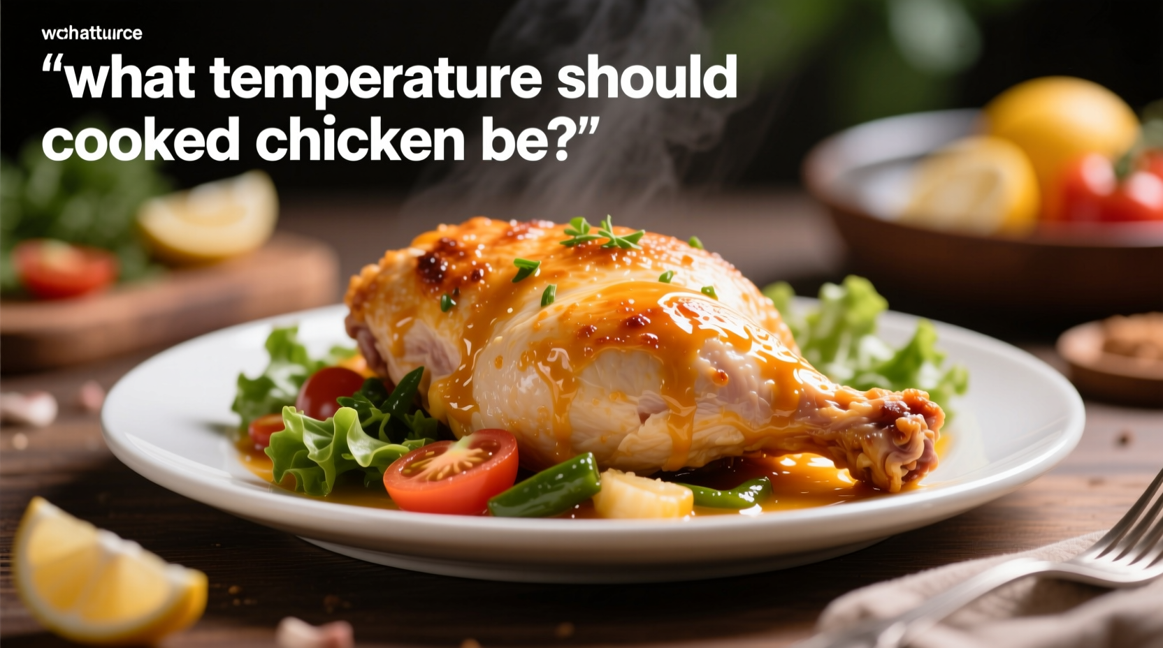 what temperature should cooked chicken be