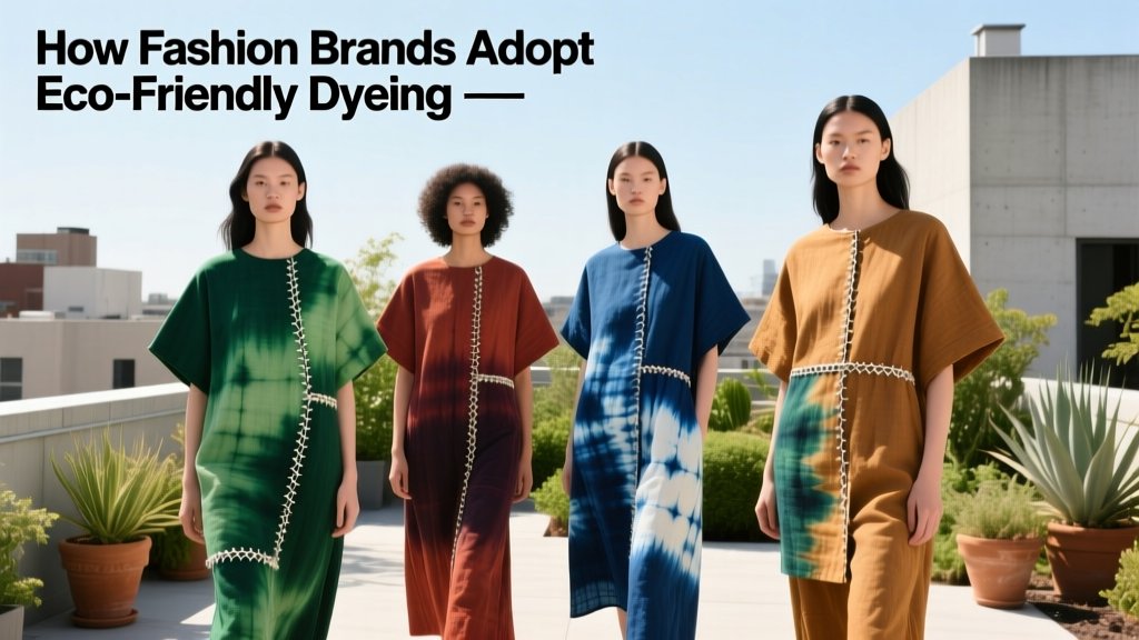 How Fashion Brands Adopt Eco-Friendly Dyeing