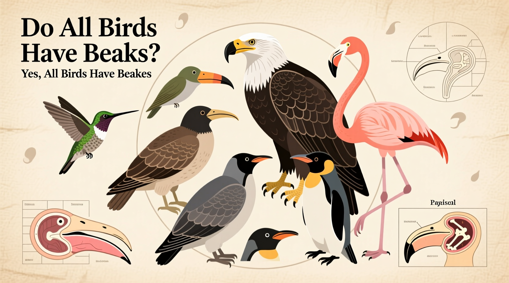 do all birds have beaks