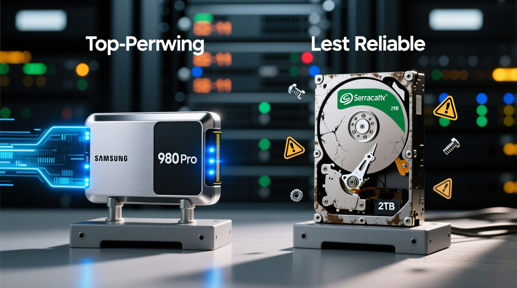 the most and least reliable hard drive brands