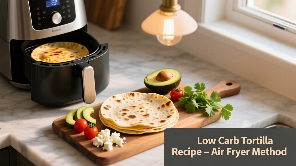 Air Fry Low Carb Tortillas: Crisp & Pliable