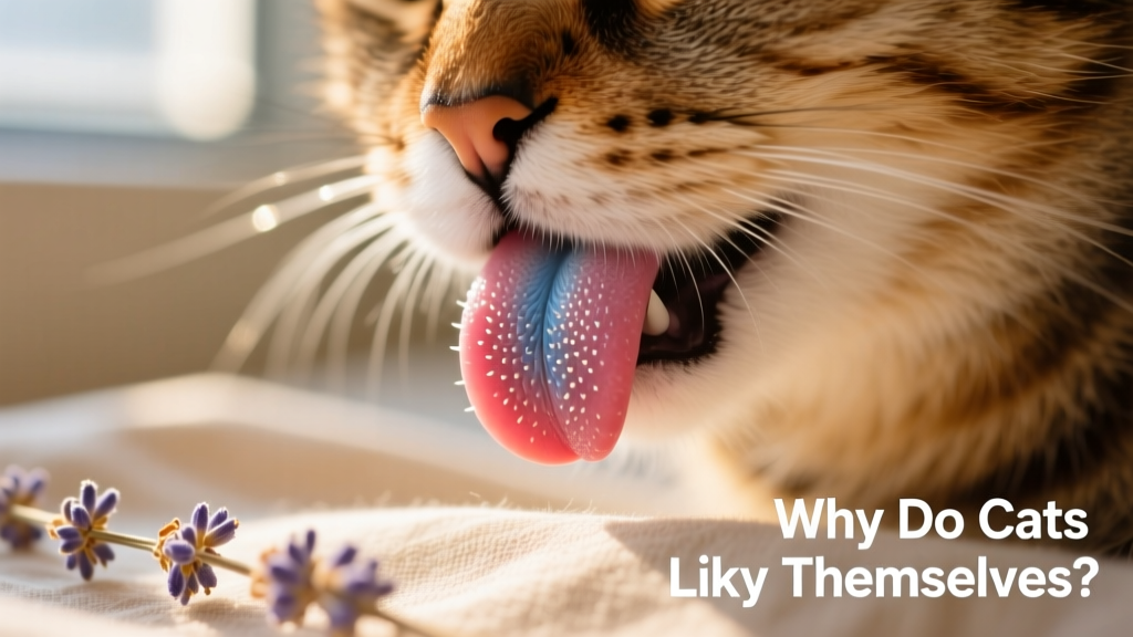 Close-up of a cat’s tongue showing papillae, the tiny backward-facing hooks that aid in grooming