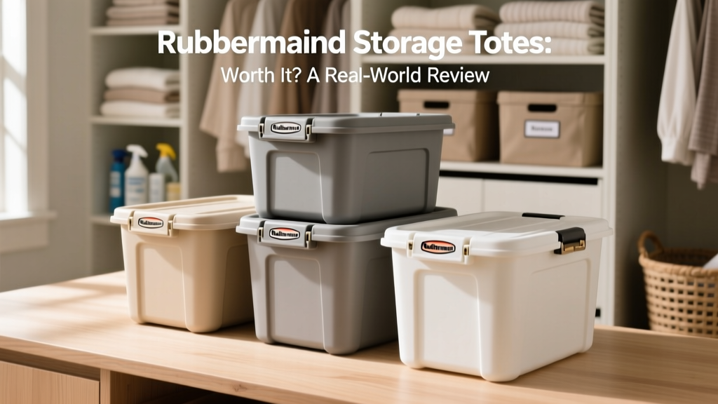 Rubbermaid Storage Totes: Worth It? A Real-World Review
