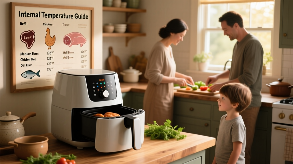 Air Fryer Internal Temperature Chart for Meats