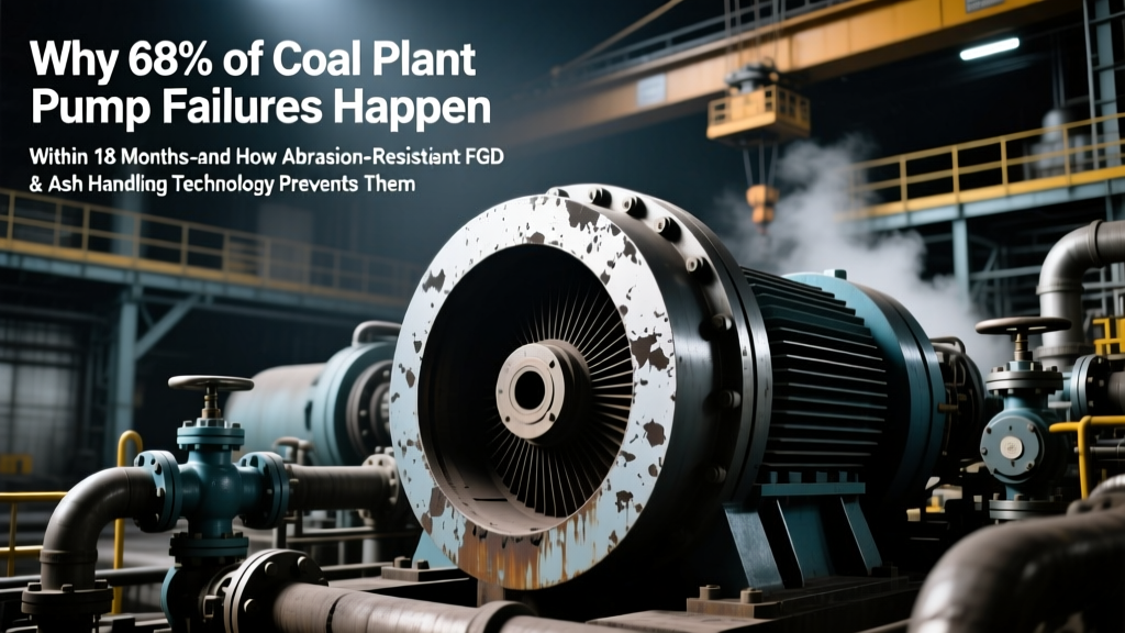 Cut Coal Plant Pump Failures: 42% Less Downtime