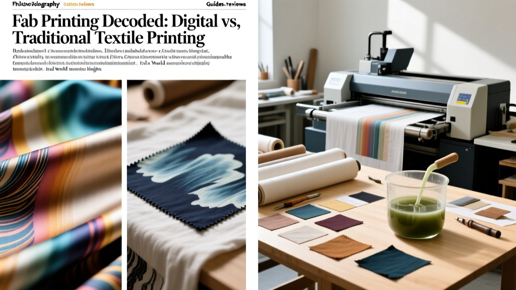 Fab Printing Decoded: Digital vs. Traditional Textile Printing