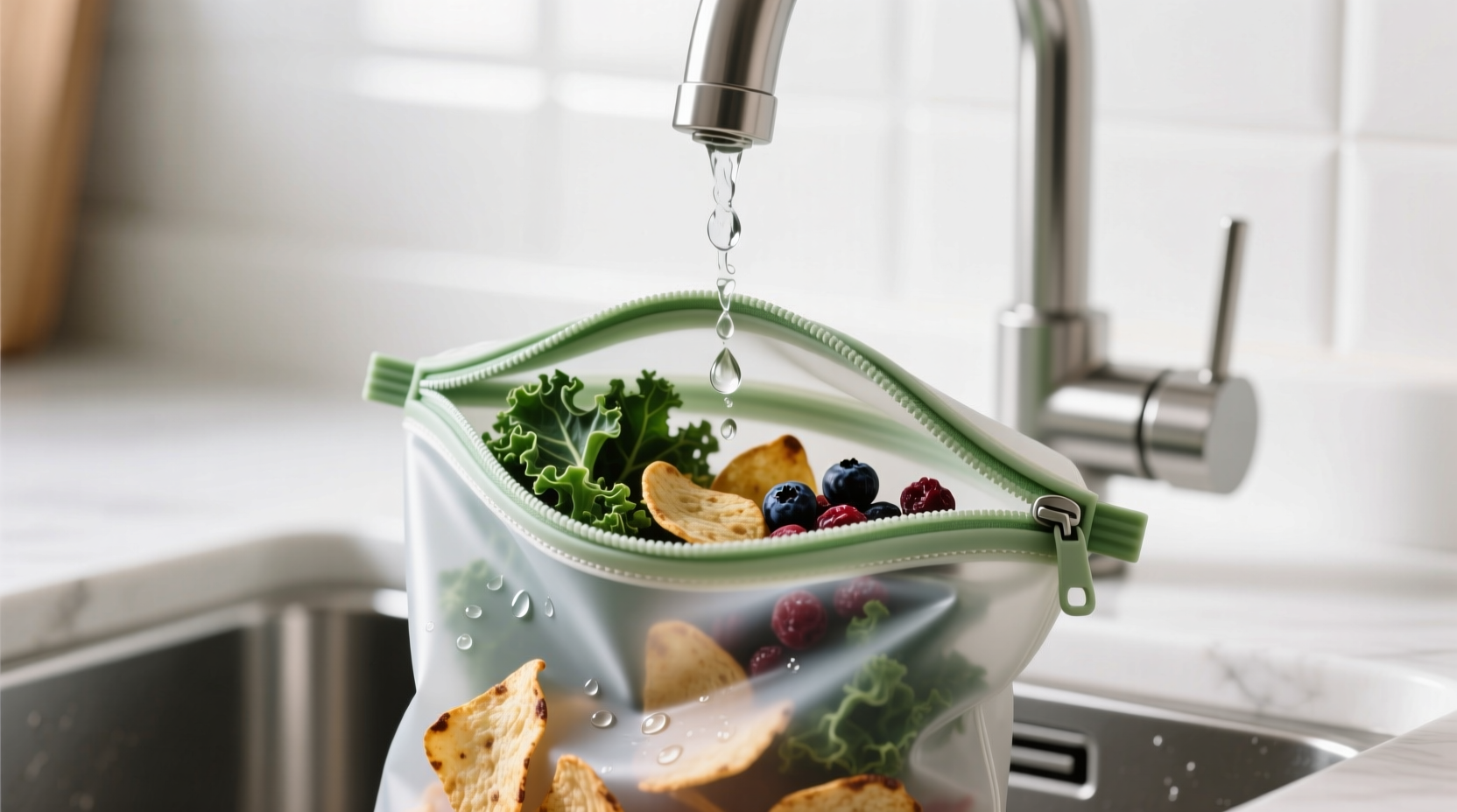 how to sanitize reusable snack bags safely