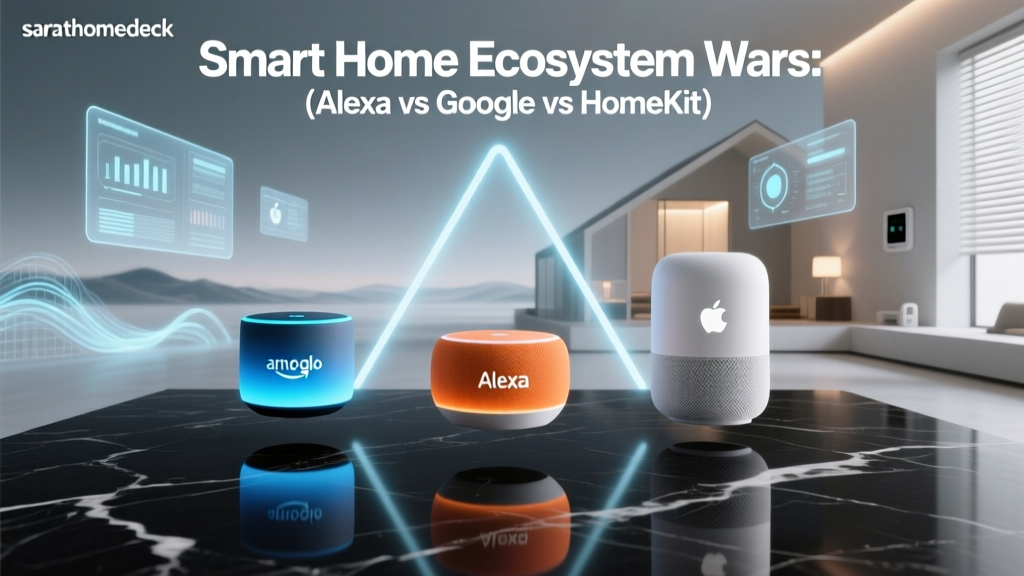 Smart Home Ecosystem Wars: Alexa vs Google vs HomeKit