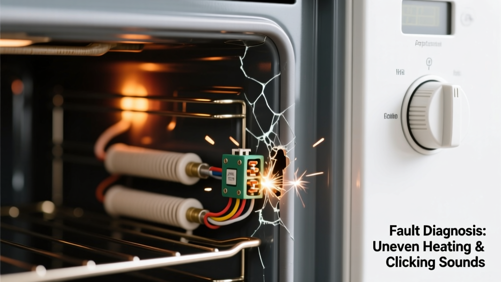 Oven Heating Unevenly & Making Clicking Sounds