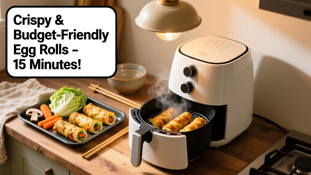 Crispy Air Fryer Egg Rolls: Less Oil, Big Savings