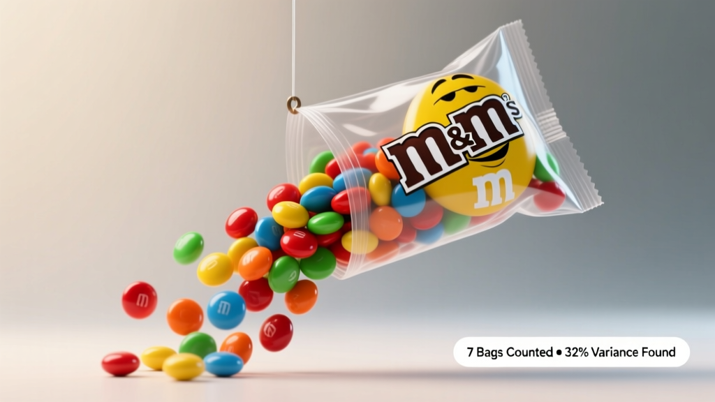 M&Ms in Party Size Bag: 32% Variance Found (2026)