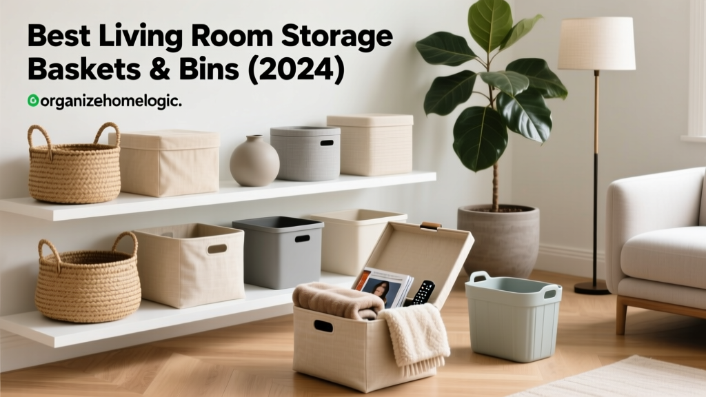 Best Living Room Storage Baskets & Bins (2024)