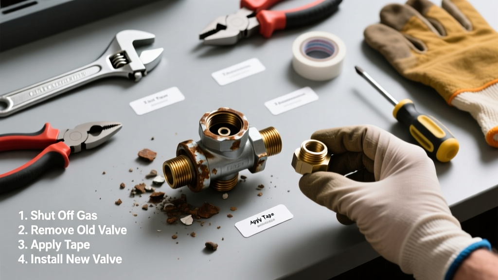 Replacing a Stuck Gas Valve: Step-by-Step Repair Guide