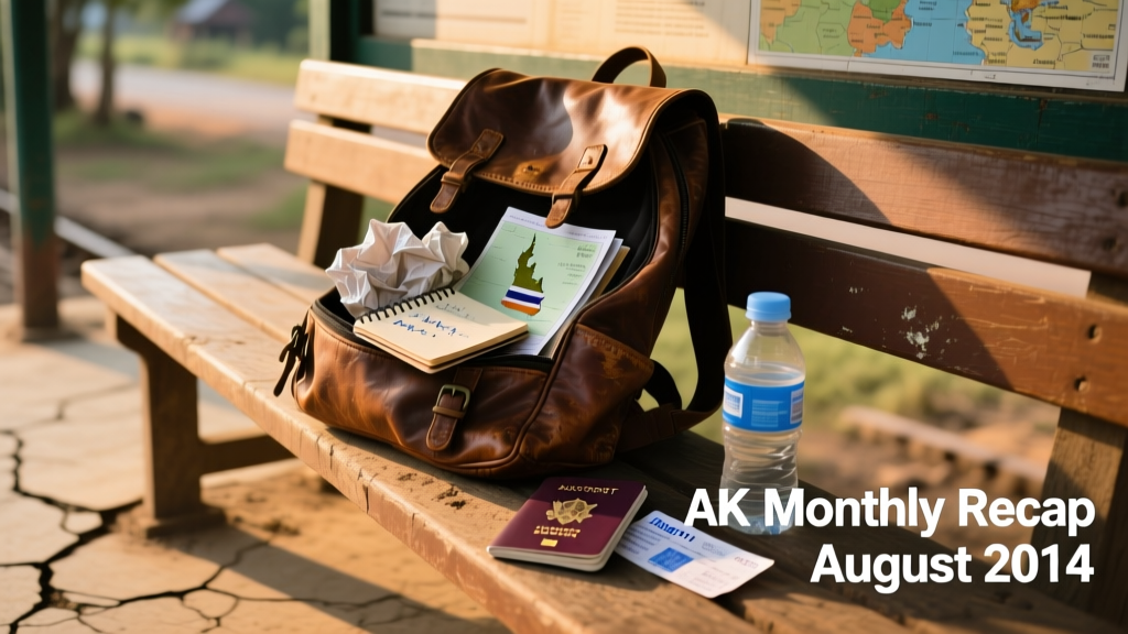AK Monthly Recap: August 2014 — Budget Travel Insights, Hostel Trends, and Real-World Backpacker Data