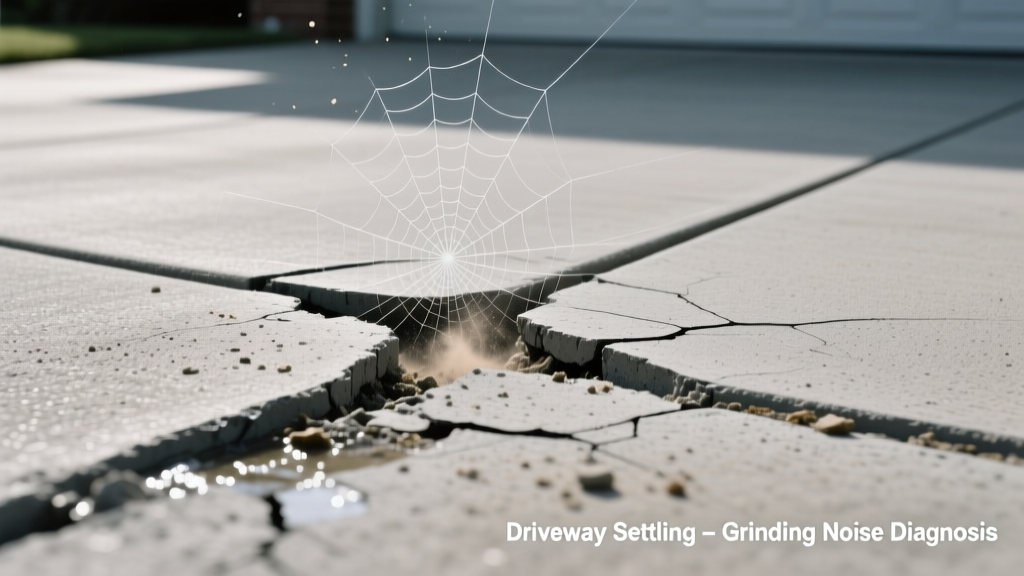 Driveway Settling with Grinding Noise: Quick Diagnosis