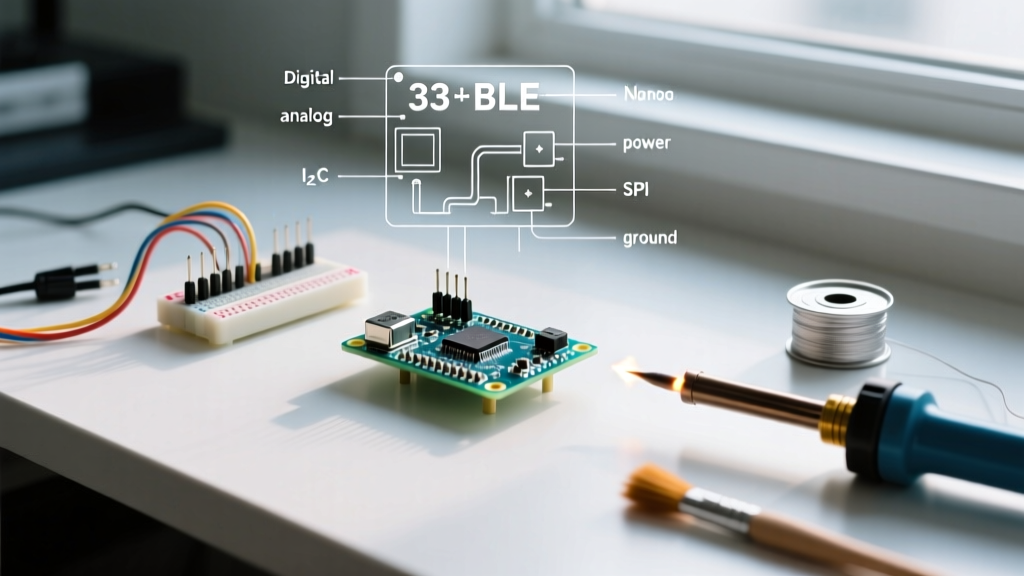 Arduino Nano 33 BLE Pinout: Setup & First Wireless Project