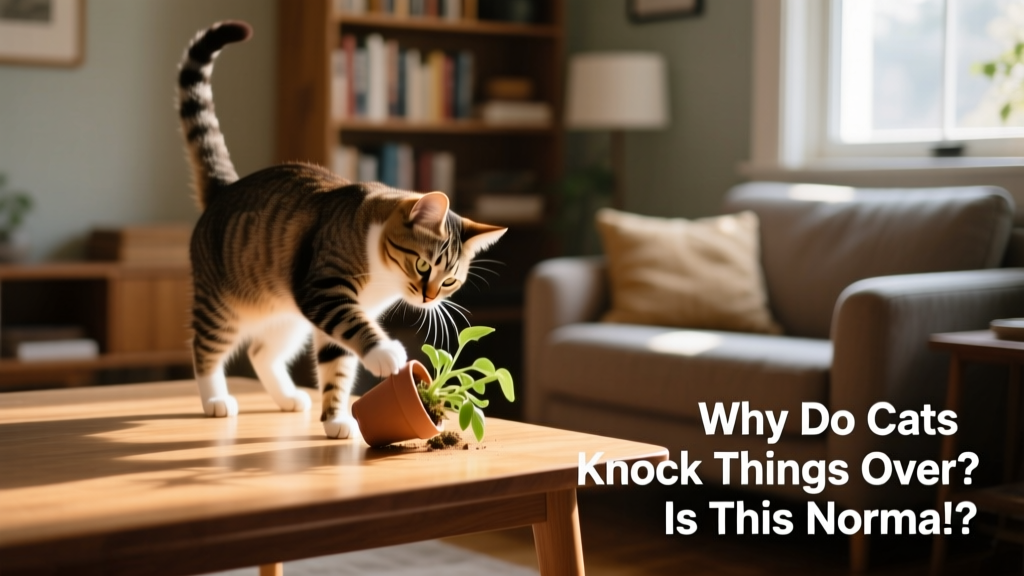Why Do Cats Knock Things Over? Is This Normal?