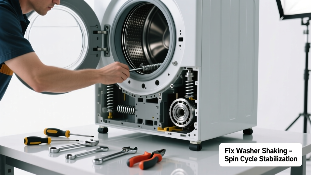 Fix Washer Shaking During Spin Cycle