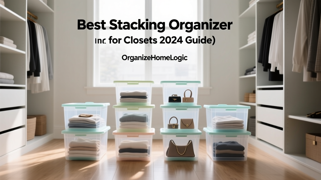 Best Stacking Organizer Bins for Closets (2024 Guide)