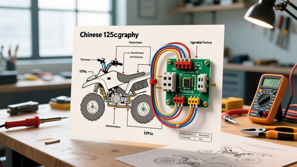Electric Start Chinese 125cc ATV Wiring Diagram & Breaker Panel Guide