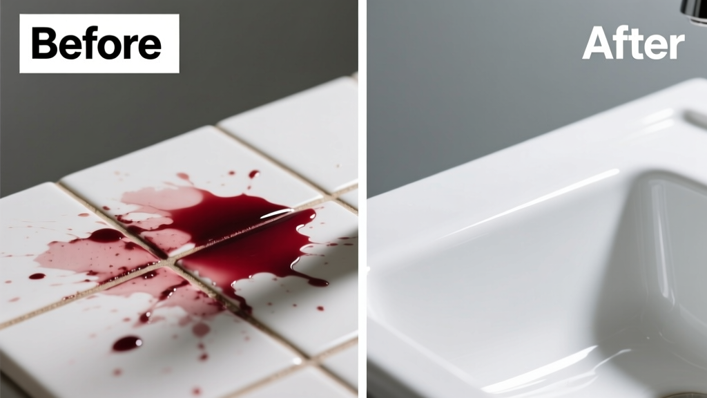 How to Remove Red Wine from Ceramic Tile or Sink