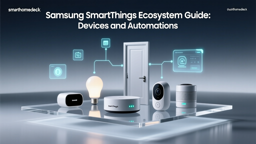 Samsung SmartThings Ecosystem Guide: Devices and Automations
